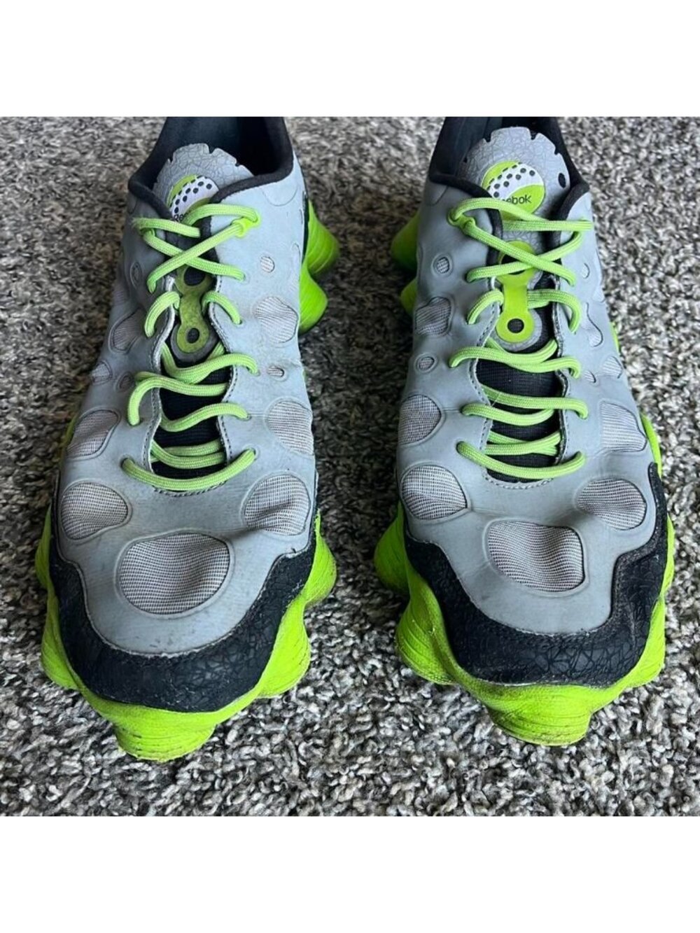 RARE Reebok ATV 19 Plus Neon Green All Terrain Sneakers Mens 13 Collectible - Picture 3 of 7
